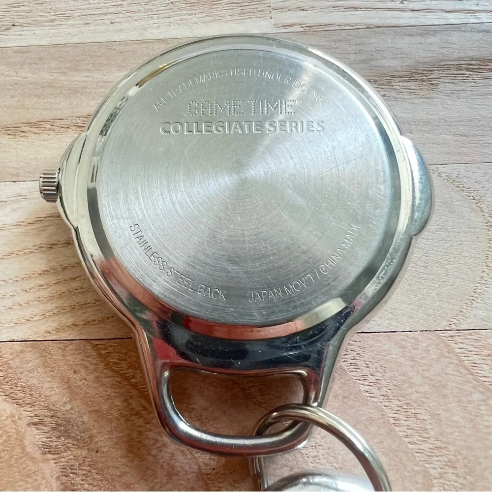 SC Clemson paw print watch on carabiner NEW BATTERY